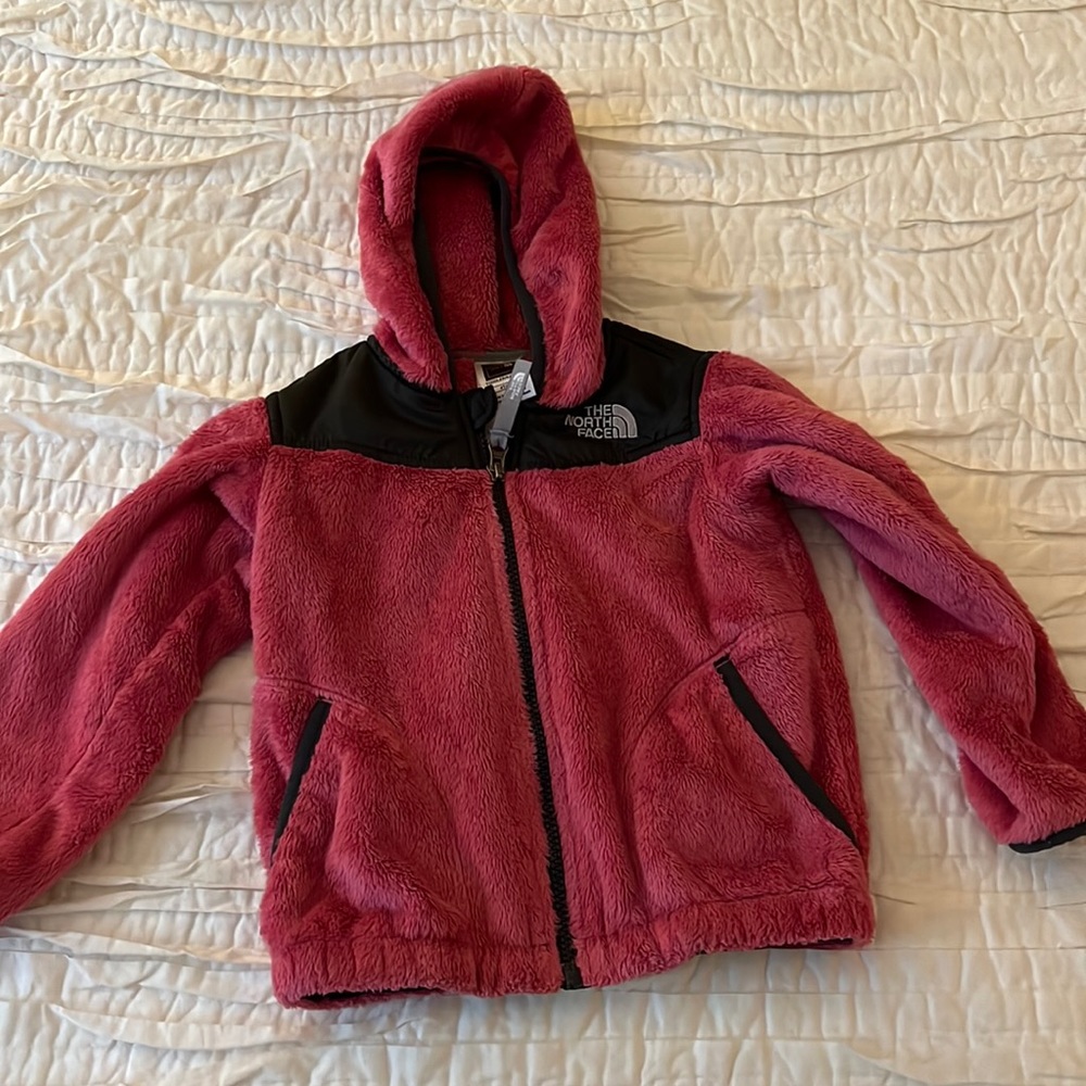 Girls north face zip up